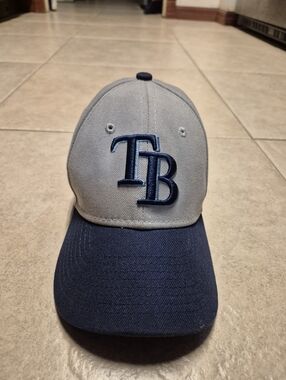 Tampa Bay Rays Two-Tone MLB Cap - Light Gray & Navy